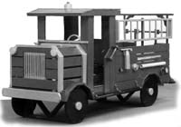 Collection of toy fire trucks and miscellaneous fire-fighting images.