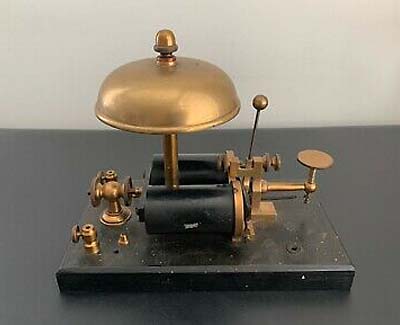 Firefighting tradition in the 19th century of using telegraph  