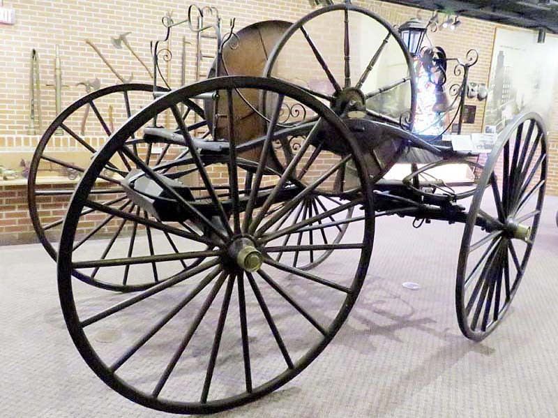 ca. 1850  spider  hose reel carriage 5