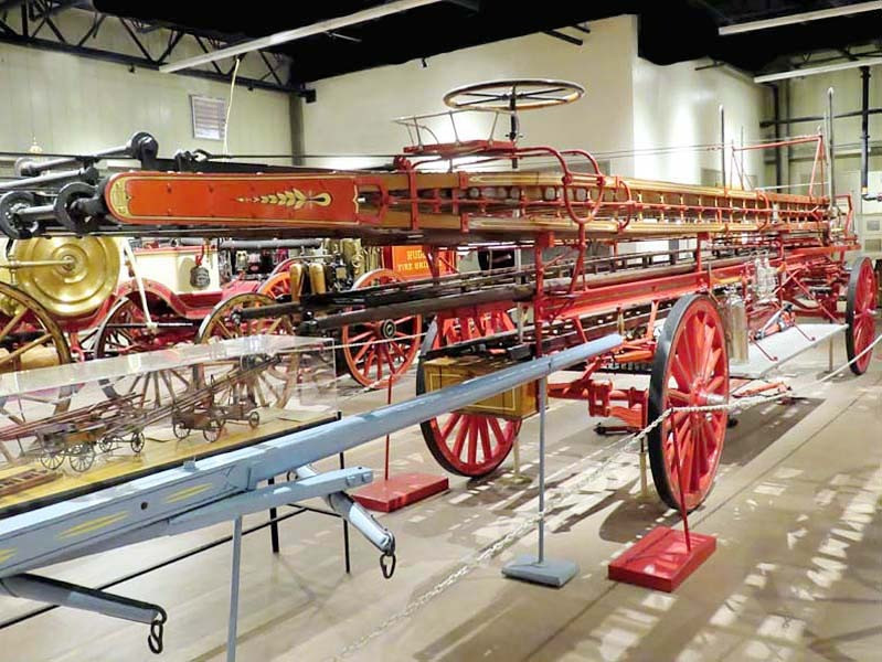 1890 horse drawn aerial truck 6