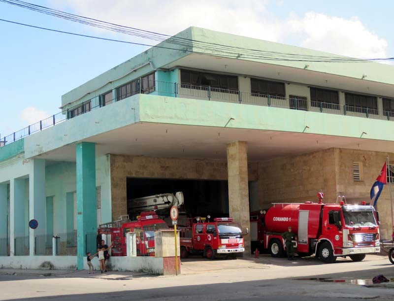 fire station in old havana  cuba