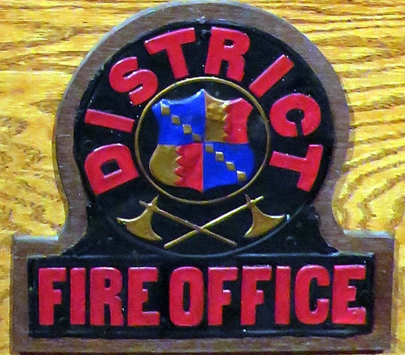 district fire office mark