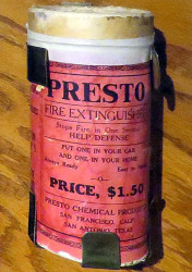 presto fire extinguisher